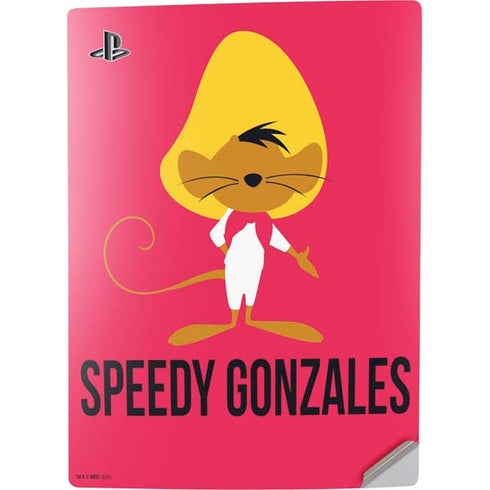 Looney Tunes Speedy Gonzales Identity PS5 Digital Edition Console Skin